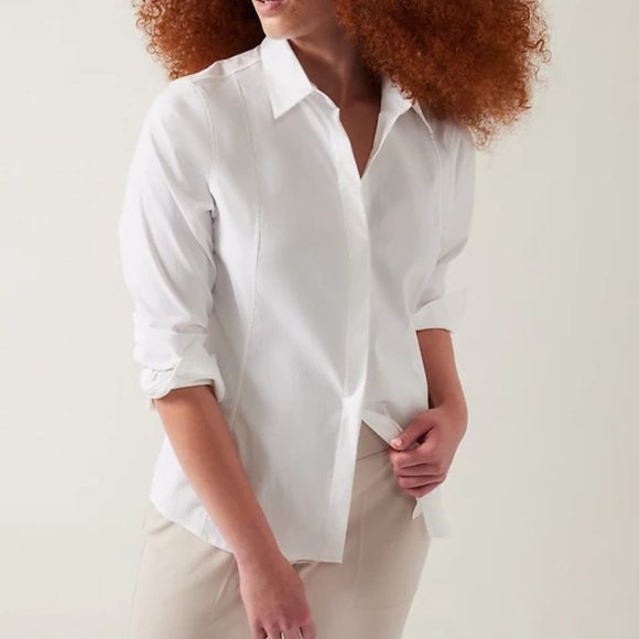 Athleta Uptown Shirt XXS - Picture 5 of 10